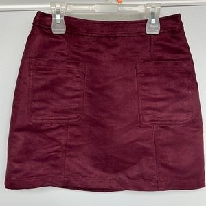 OLD NAVY suede miniskirt